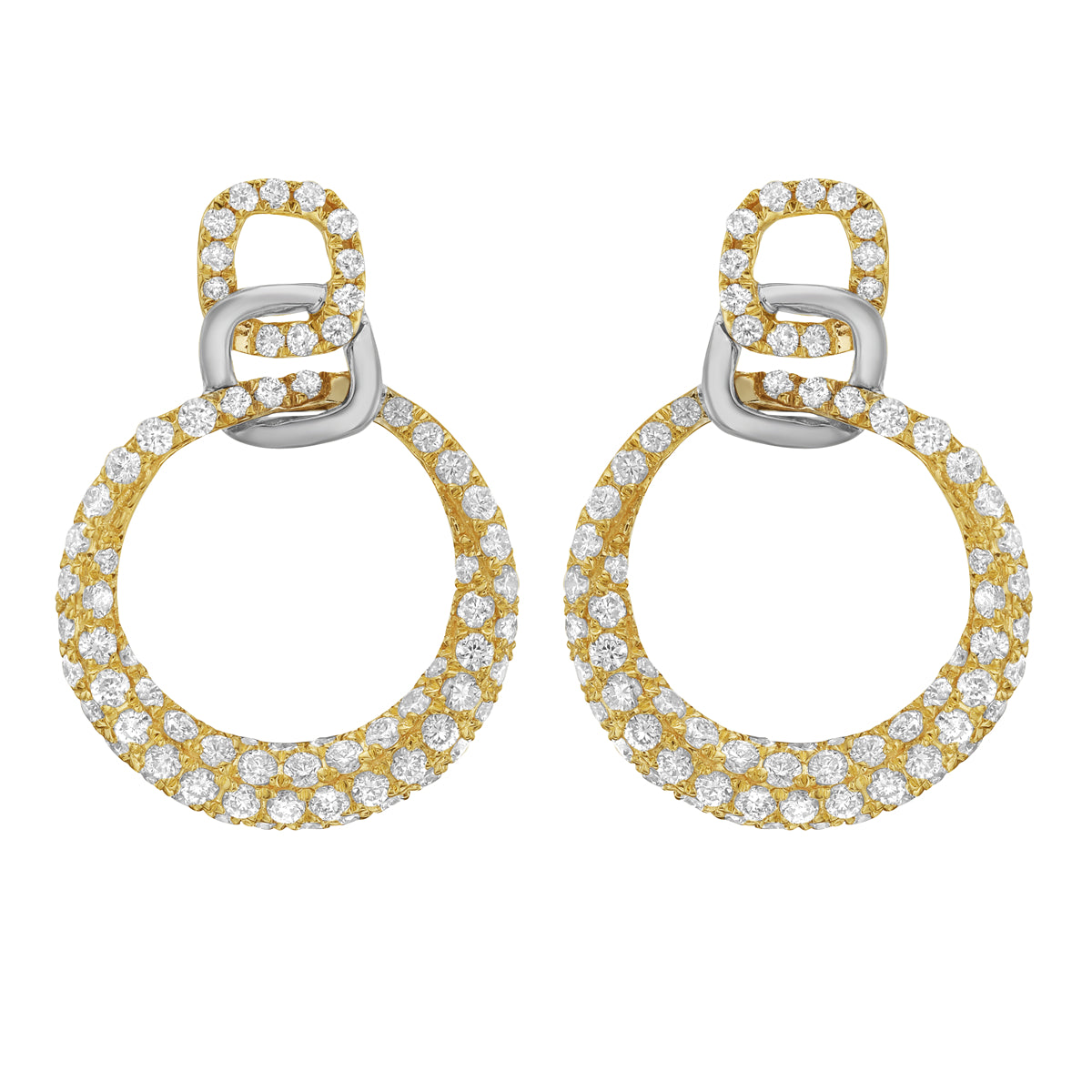 Earrings 14KWY2.1G 146RD-0.88CT