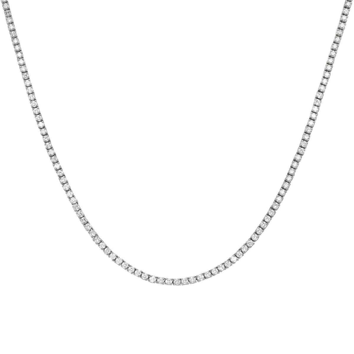 Necklace 14KW/10.0G 140RD-1.94CT