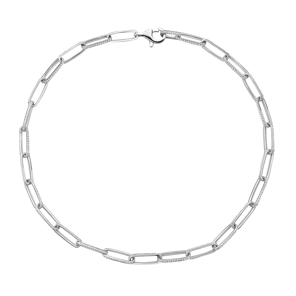 Necklace 14KW/38.0G 1826RD-7.17CT