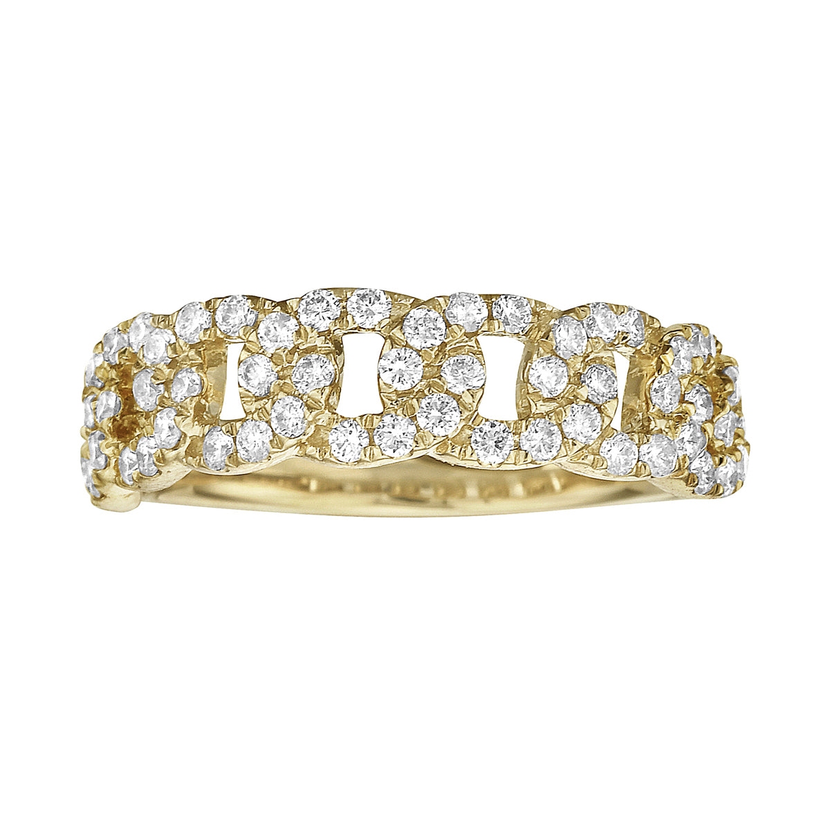 14K Yellow Gold Diamond Ring