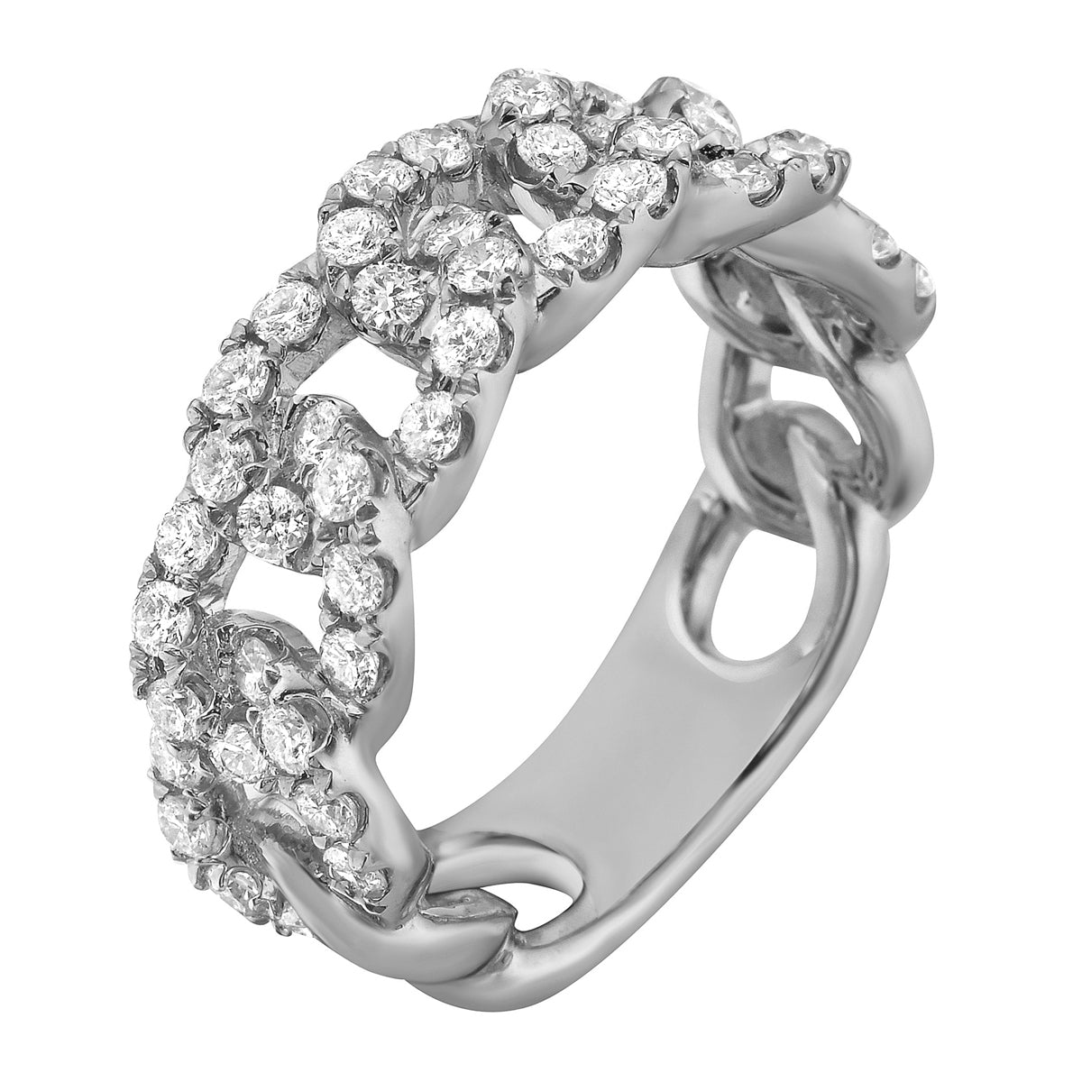 Ring 18KW/7.6G 48RD-1.16CT