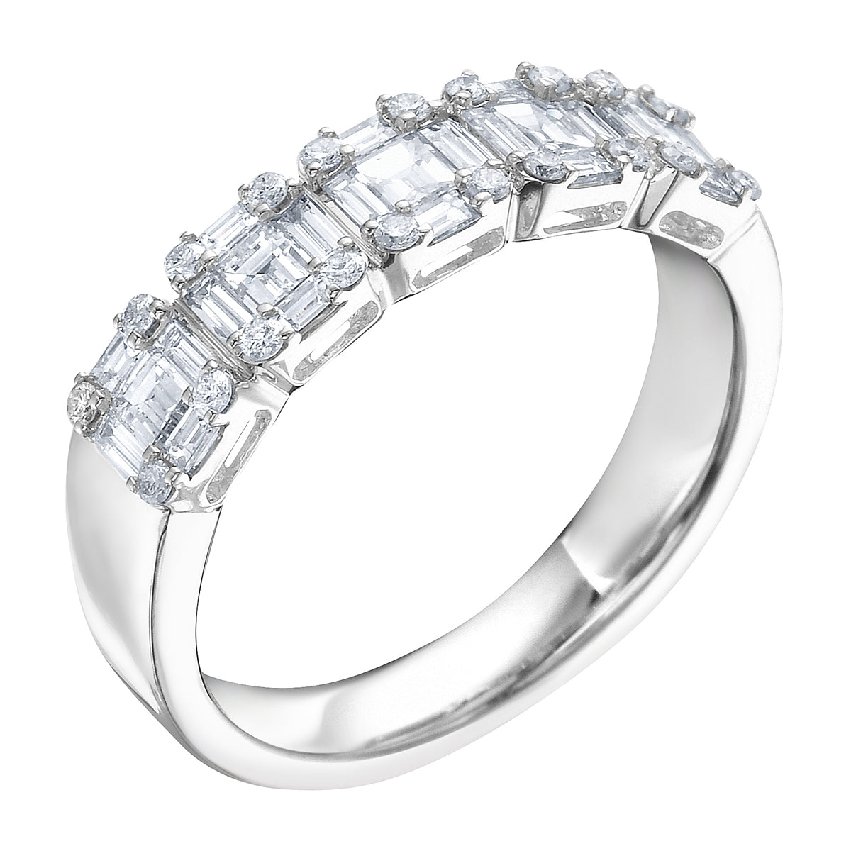 Ring 14KW/4.8G 20RD-0.15CT 25BD-0.64CT