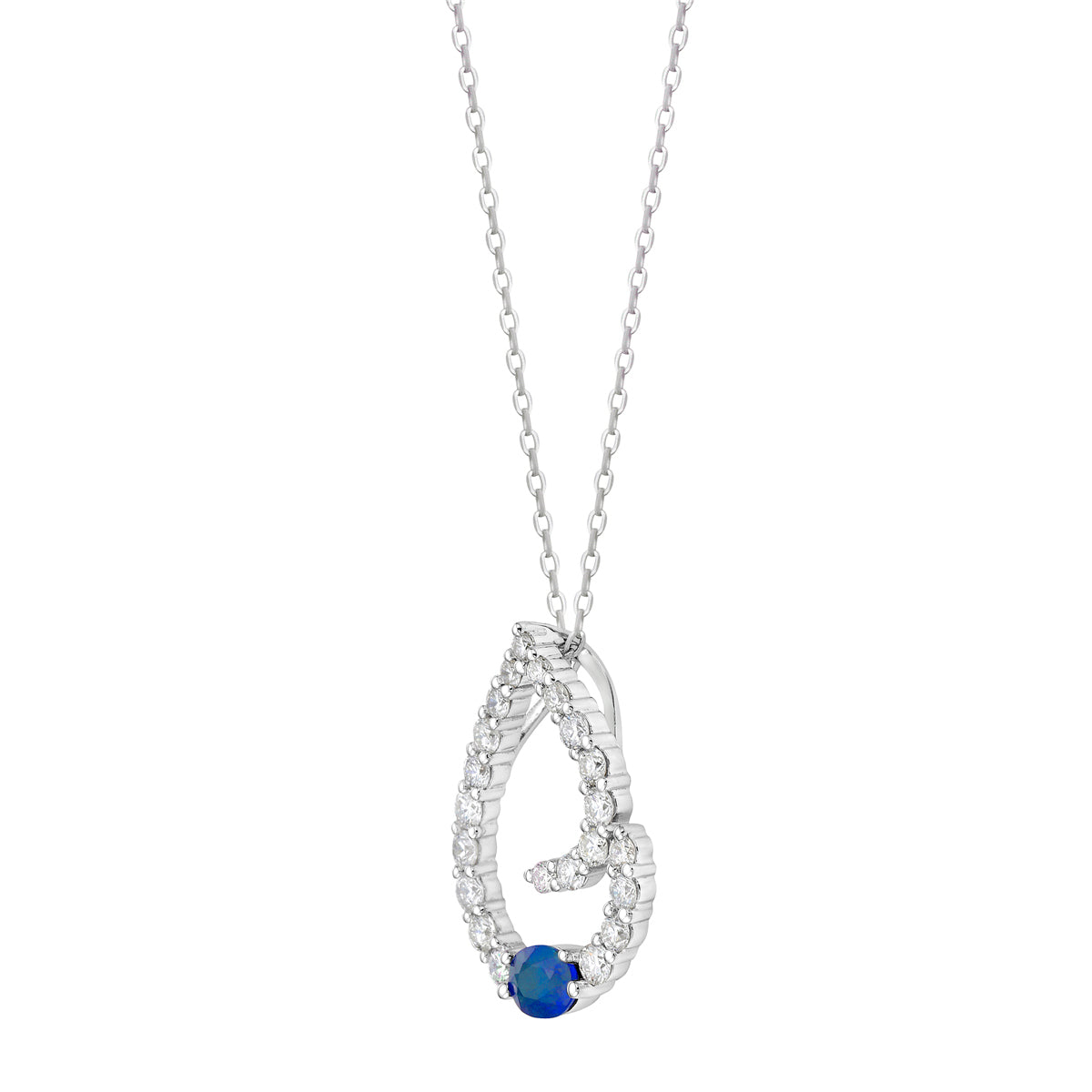 Pendant 14KW/1.7G 1SAPP-0.38CT 22RD-0.67CT