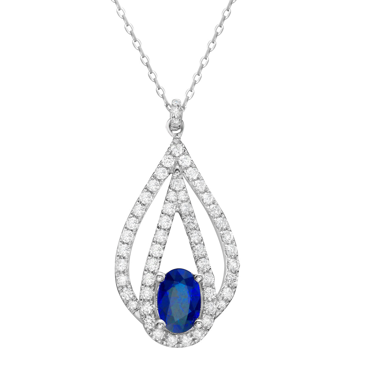 Pendant 14KW/1.8G 1SAPP-0.97CT 55RD-0.56CT