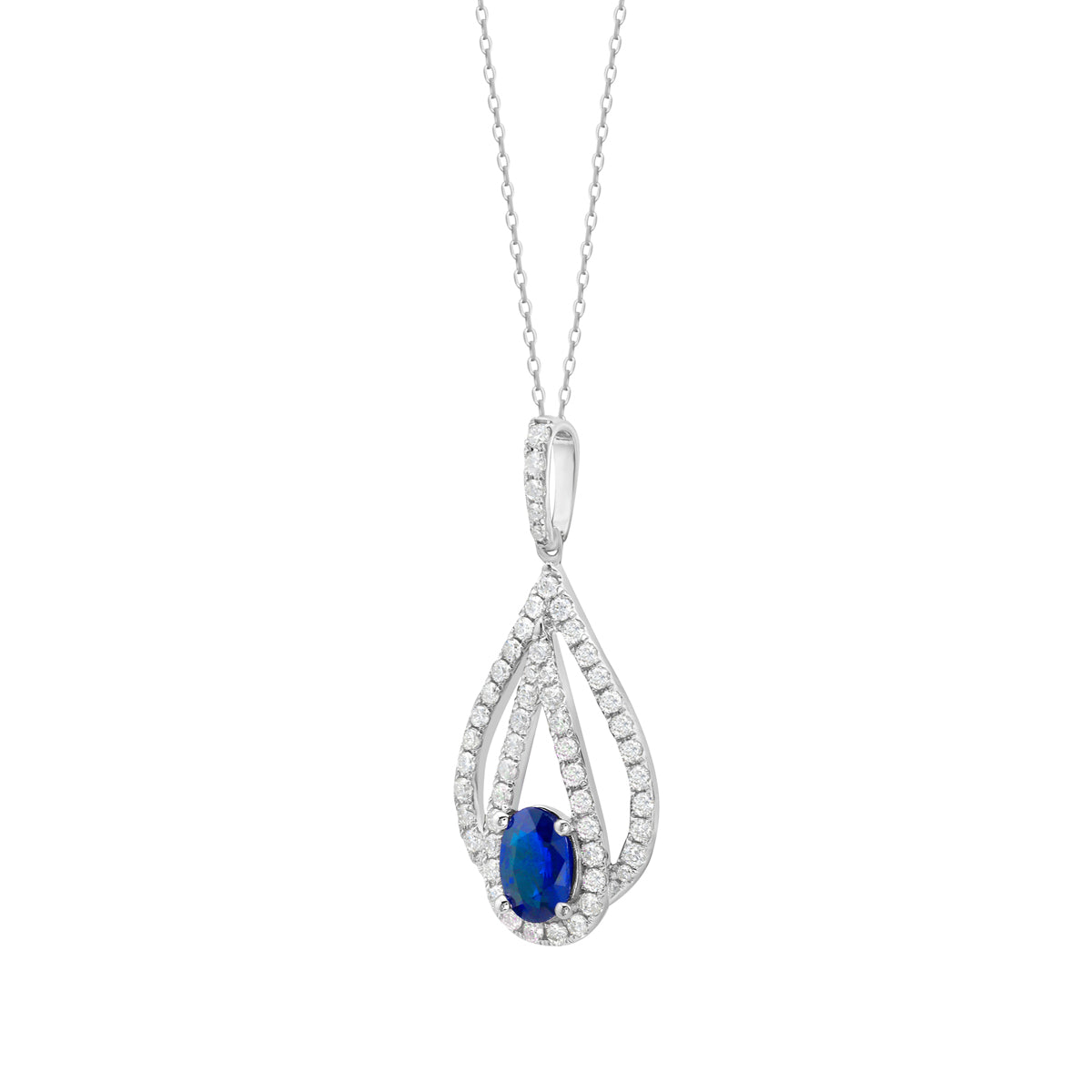 Pendant 14KW/1.8G 1SAPP-0.97CT 55RD-0.56CT