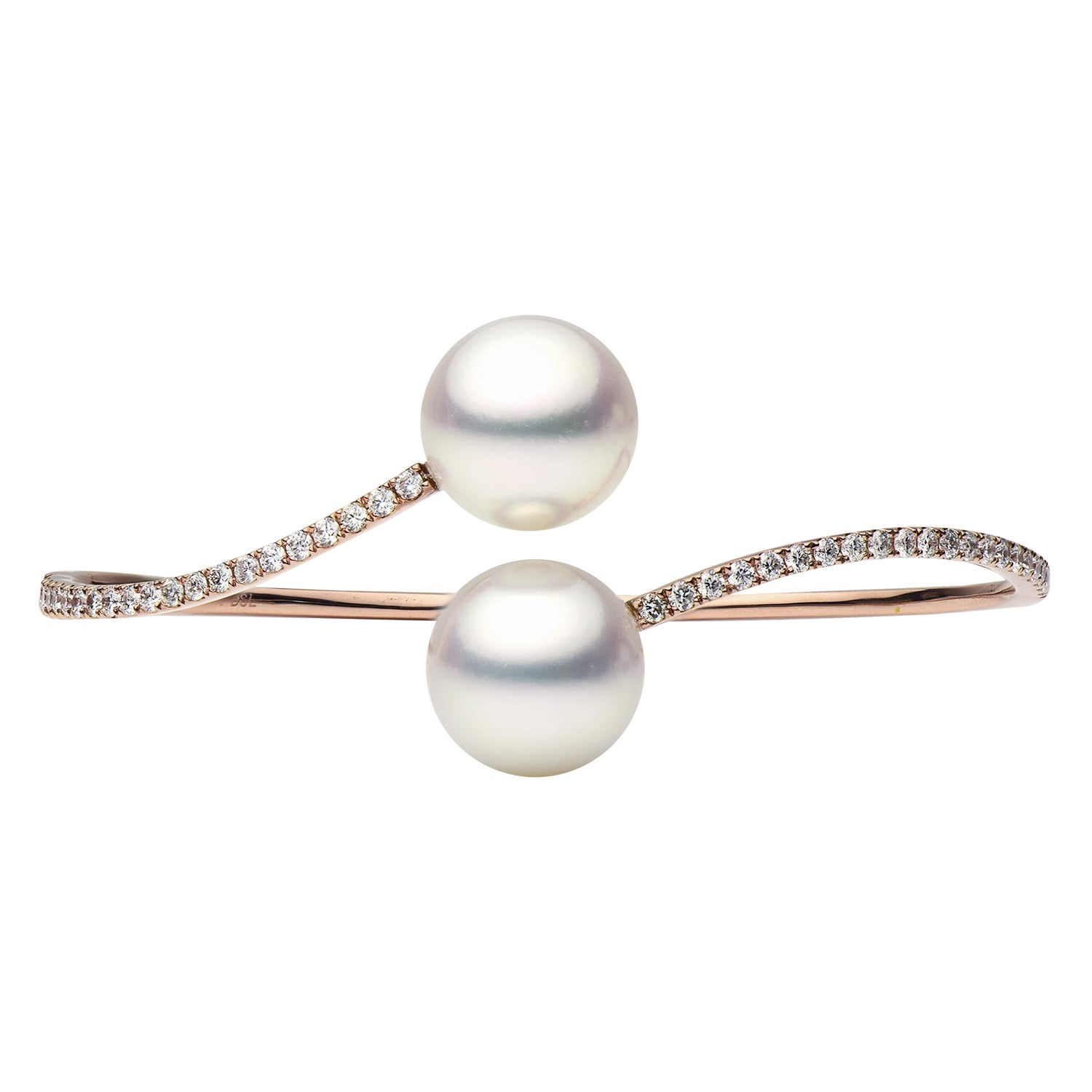 18KR White South Sea Pearl Bracelet, 12-13mm