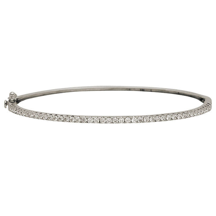 18KW Diamond Bangle