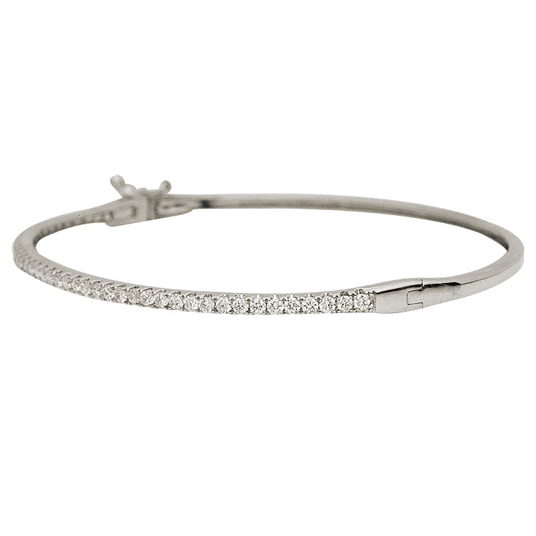 18KW Diamond Bangle