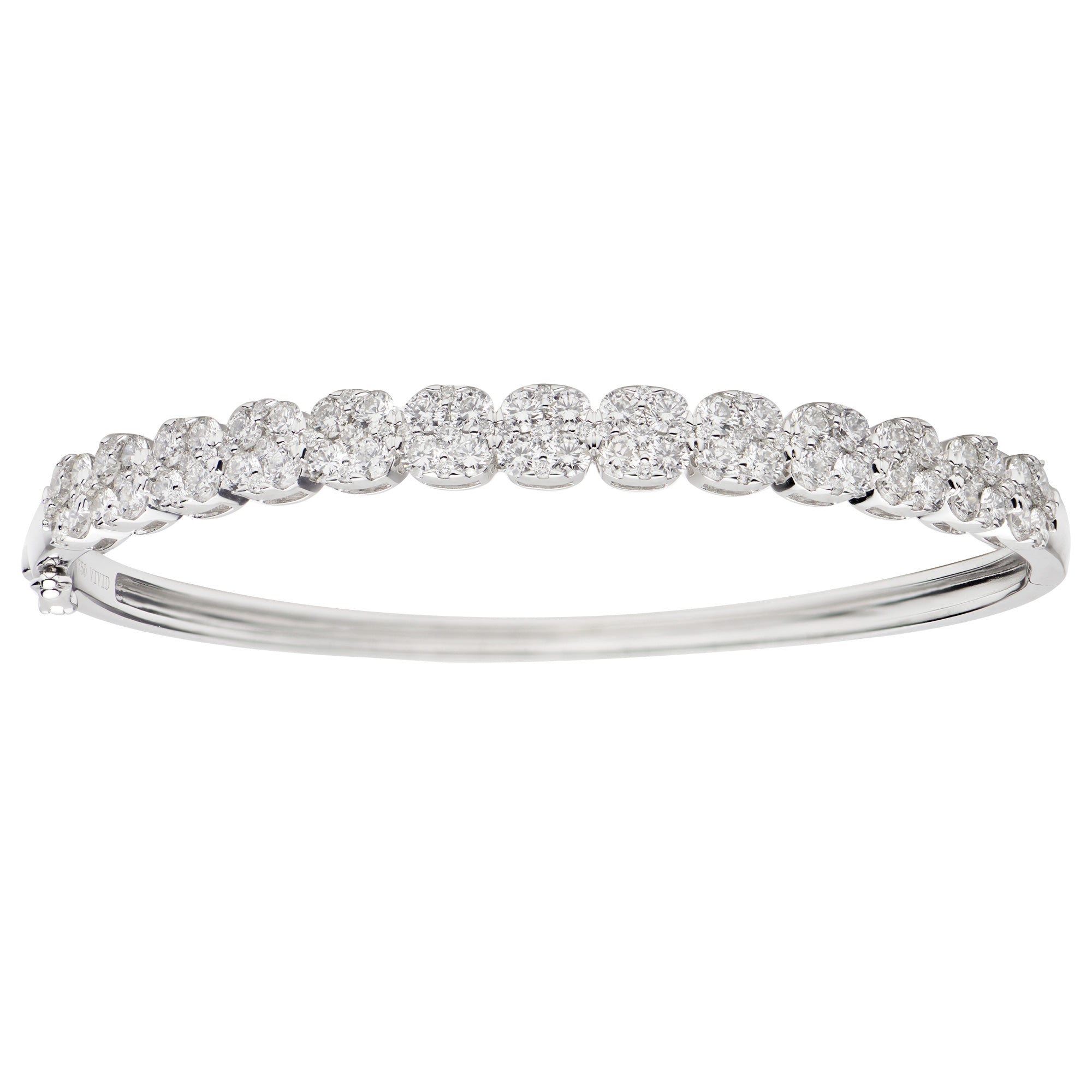 18KW Diamond Bangle