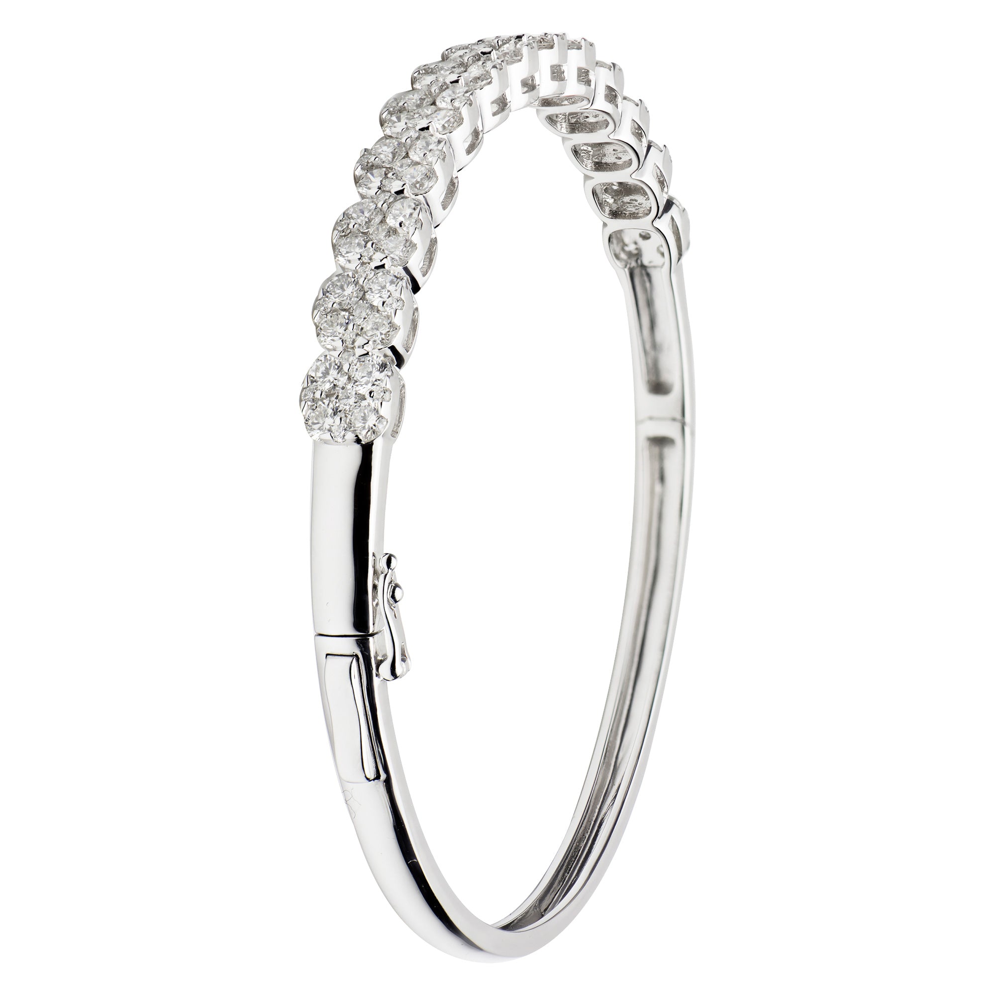 18KW Diamond Bangle