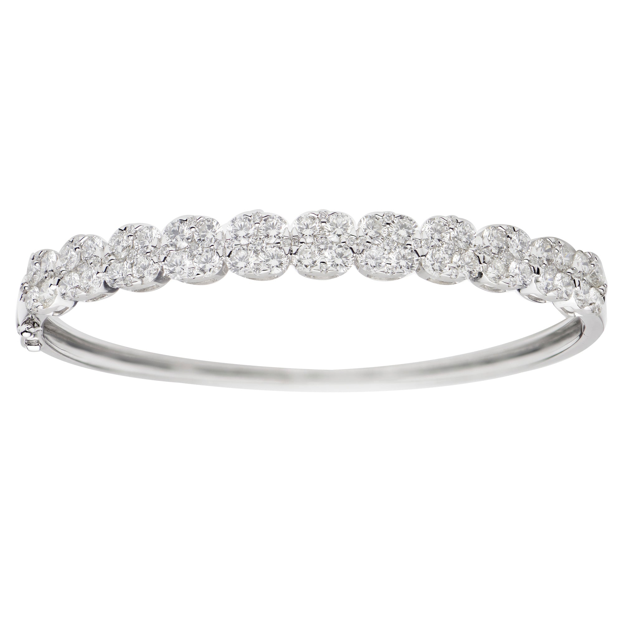 18KW Diamond Bangle