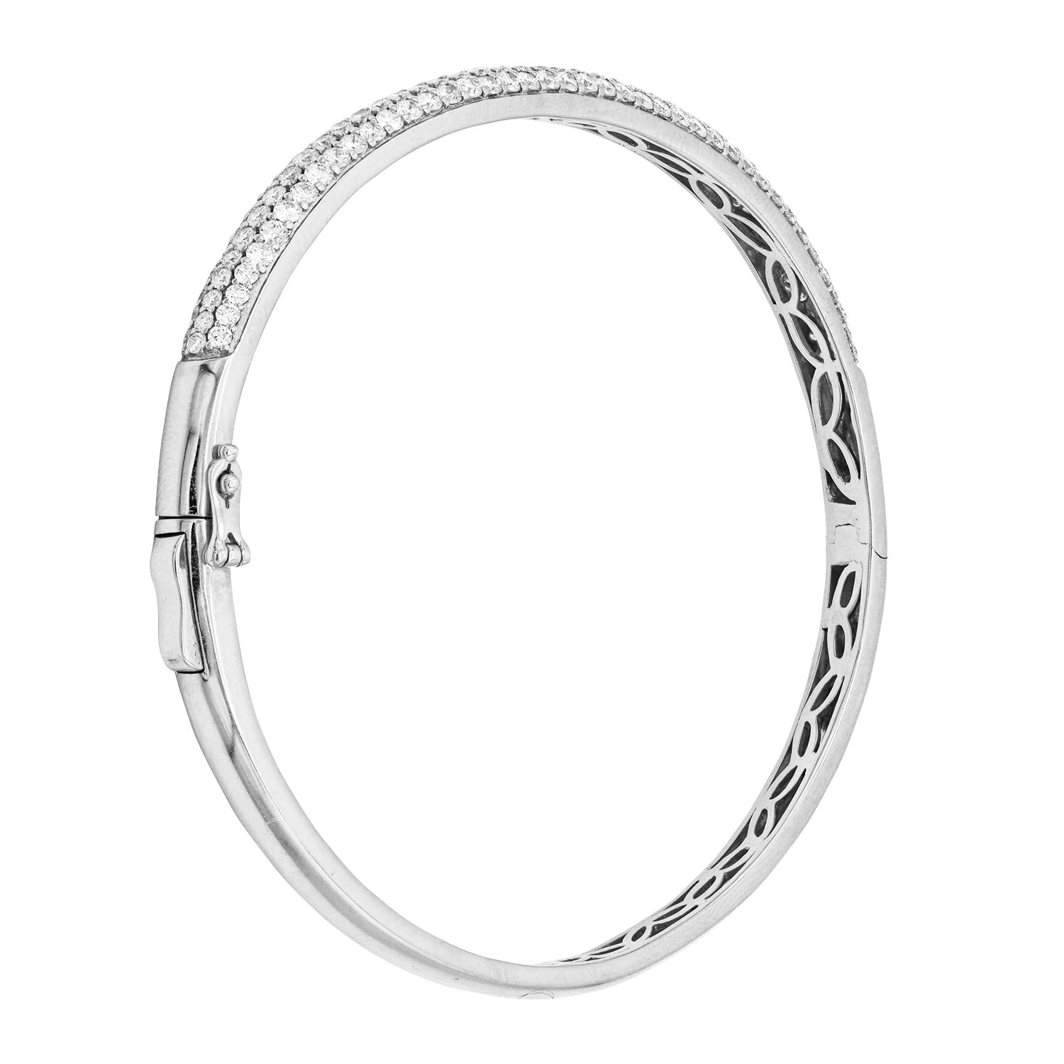 18KW Diamond Bangle