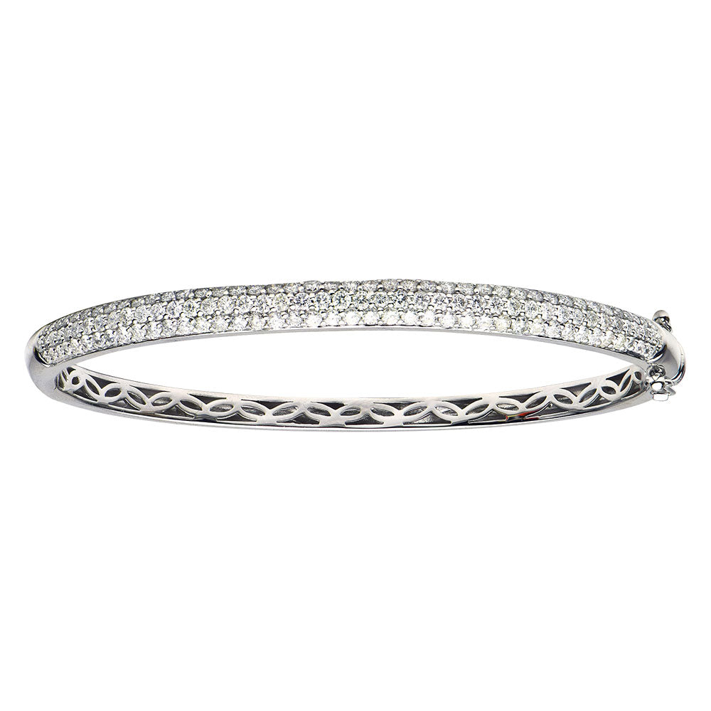 18KW Diamond Bangle