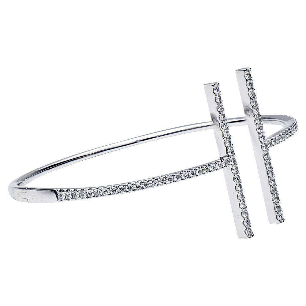 18KW Diamond Bangle