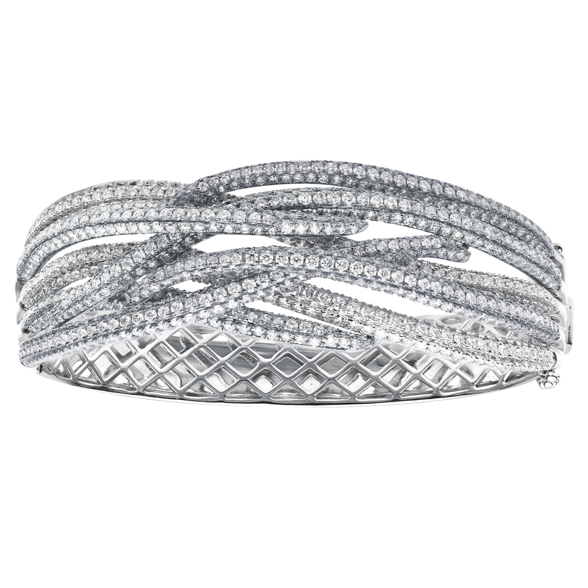 18KW Diamond Bangle