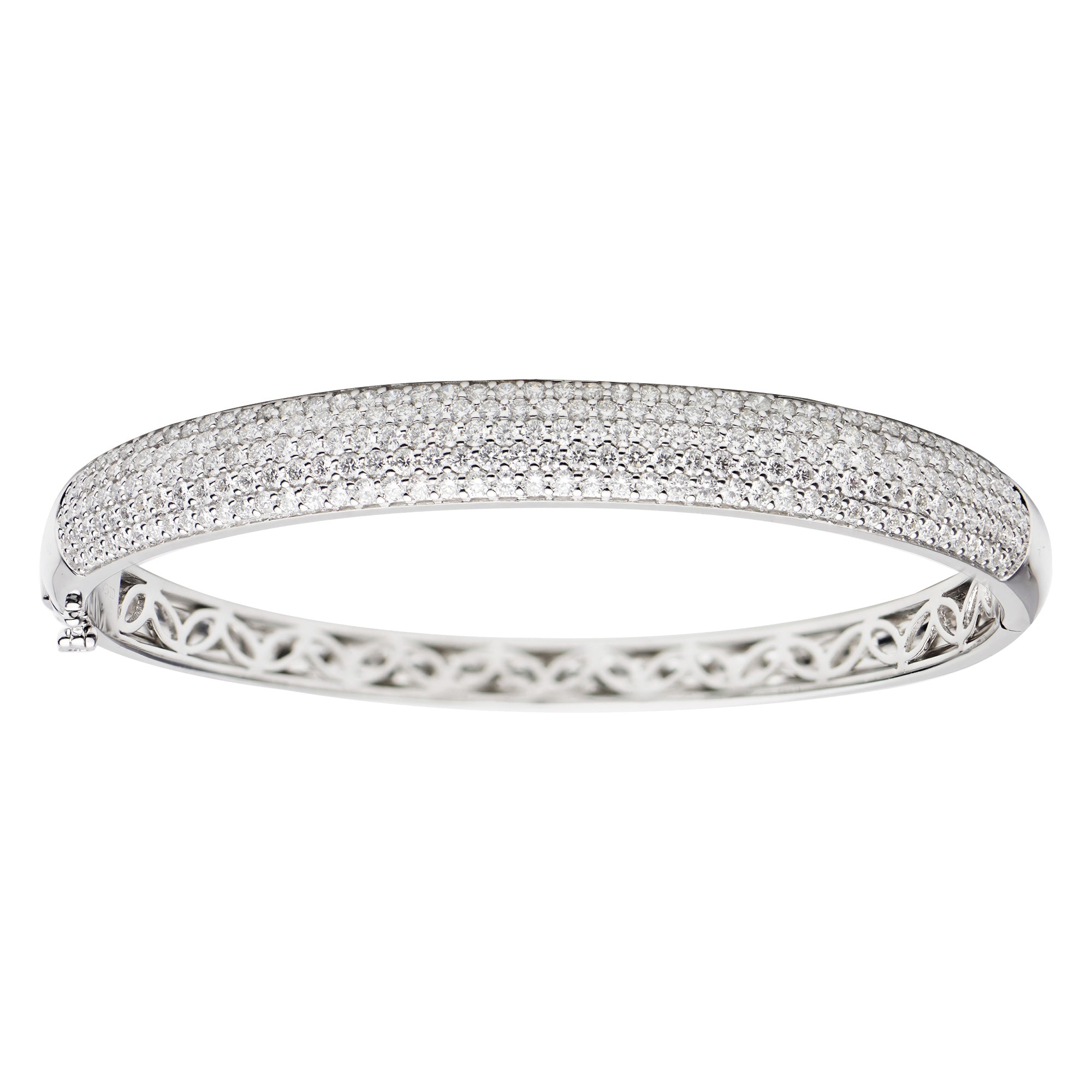 18KW Diamond Bangle