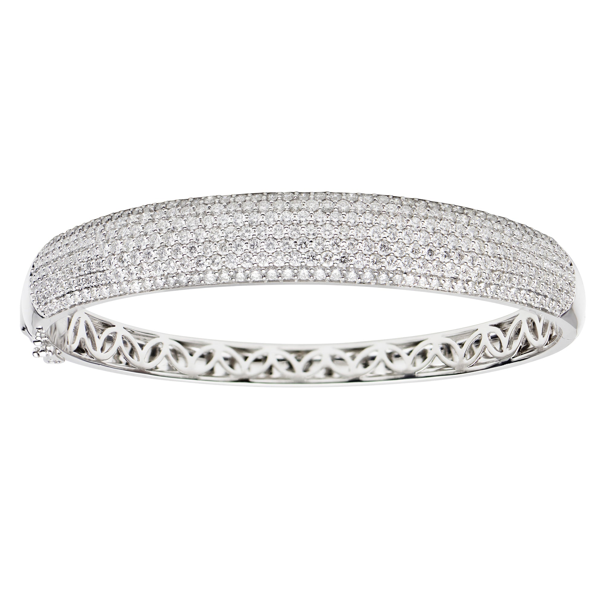 18KW Diamond Bangle