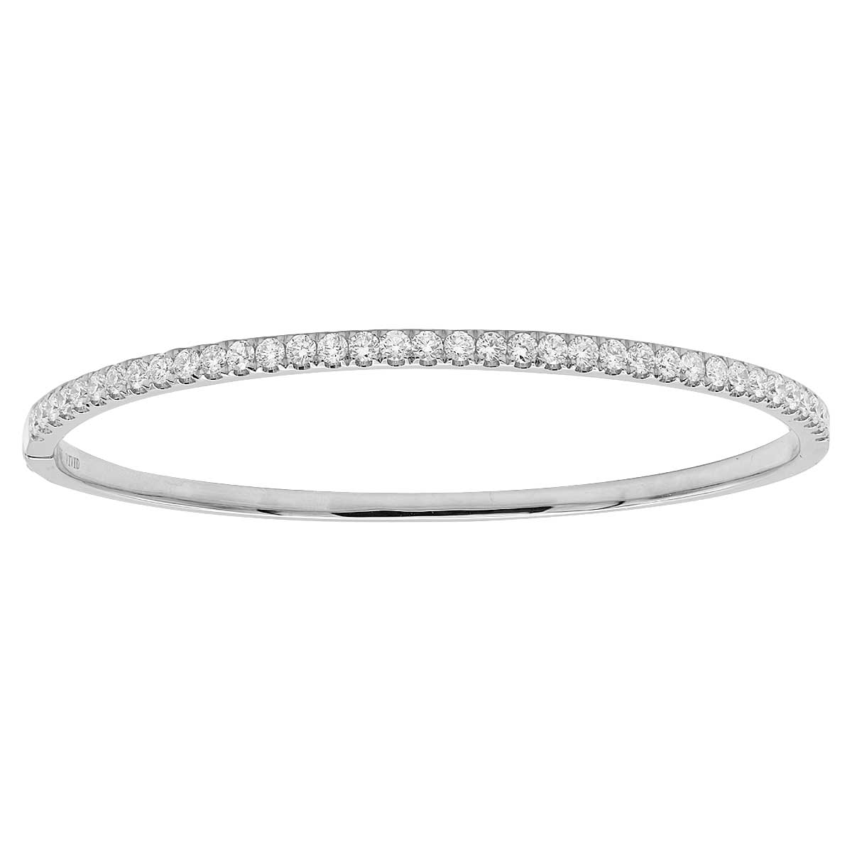 18KW Diamond Bangle