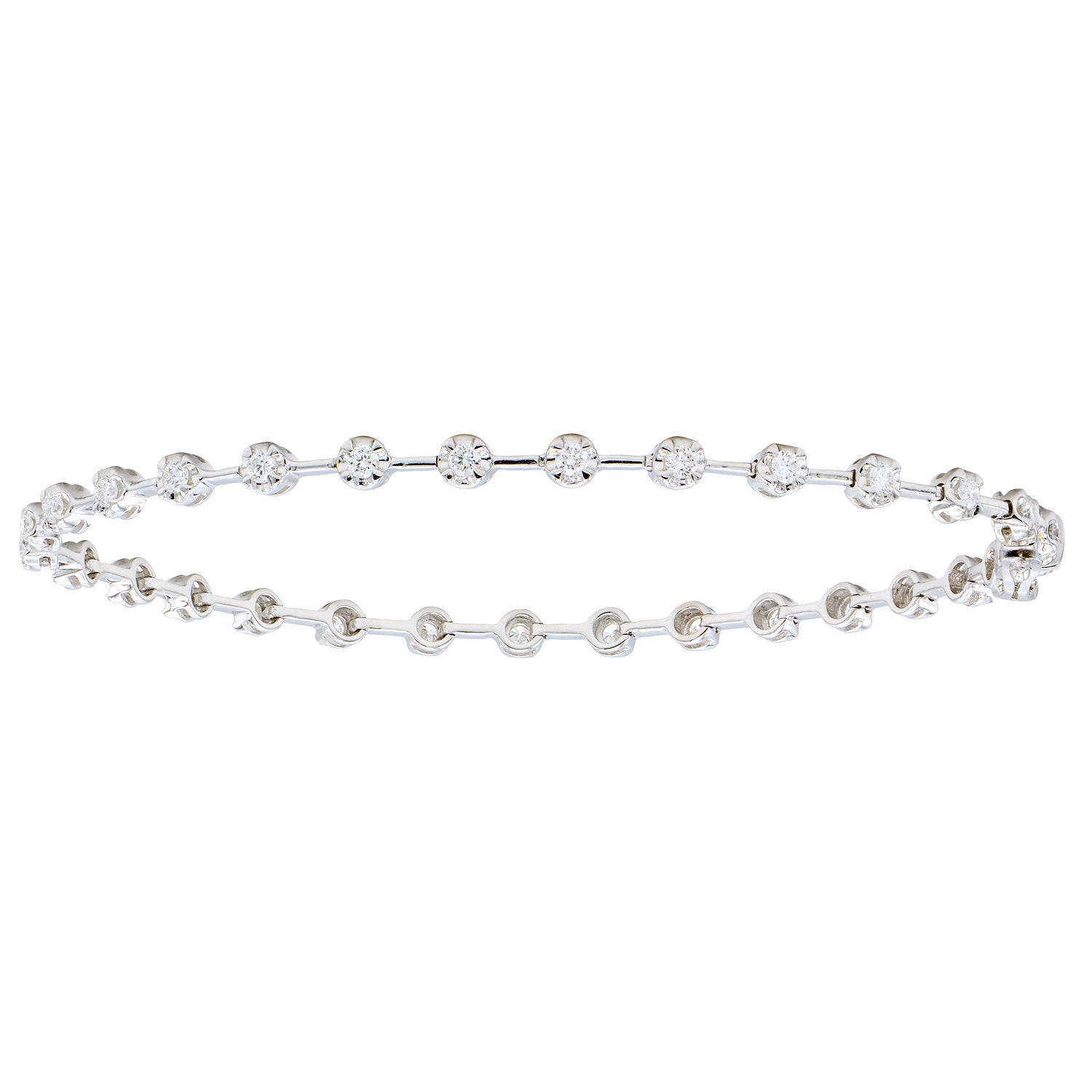 18KW Diamond Bracelet