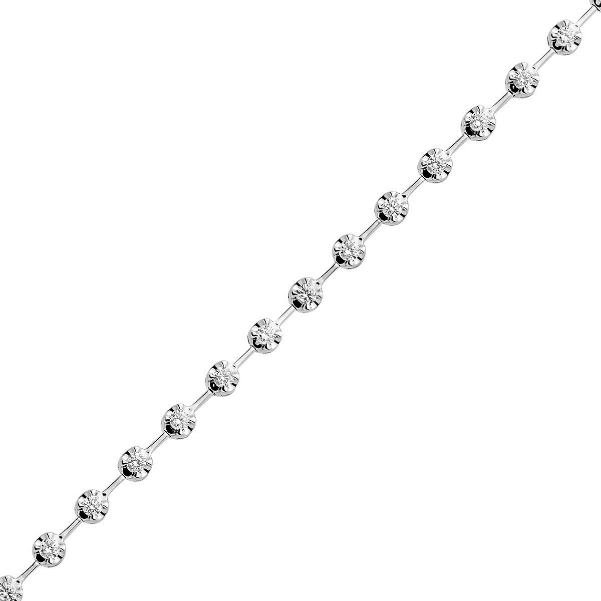 18KW Diamond Bracelet