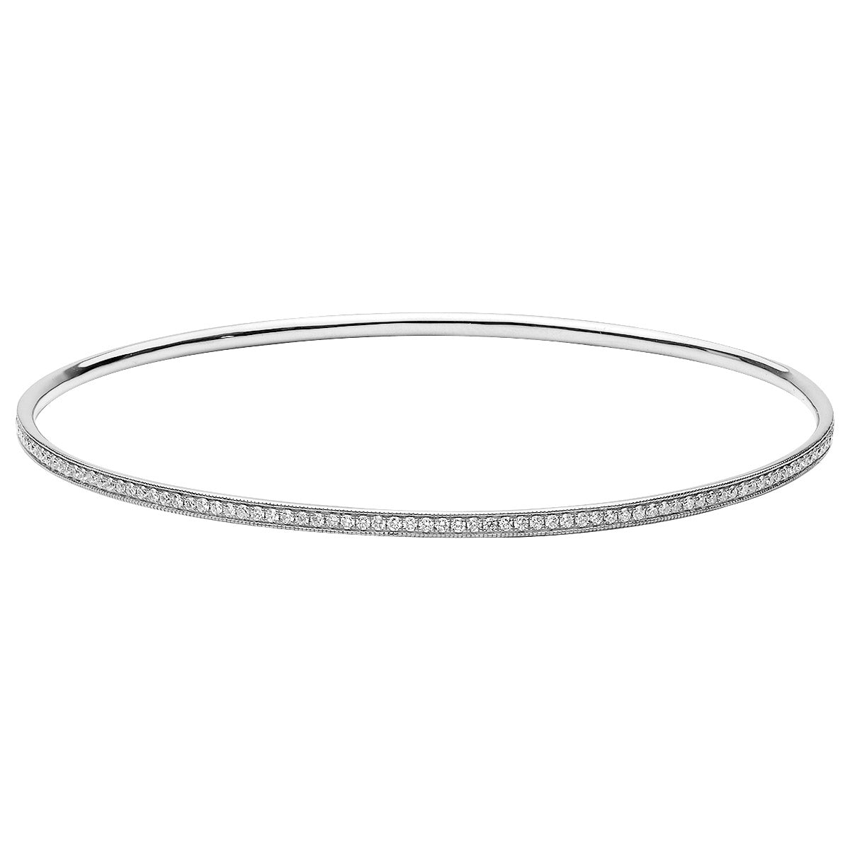 18KW Diamond Bangle