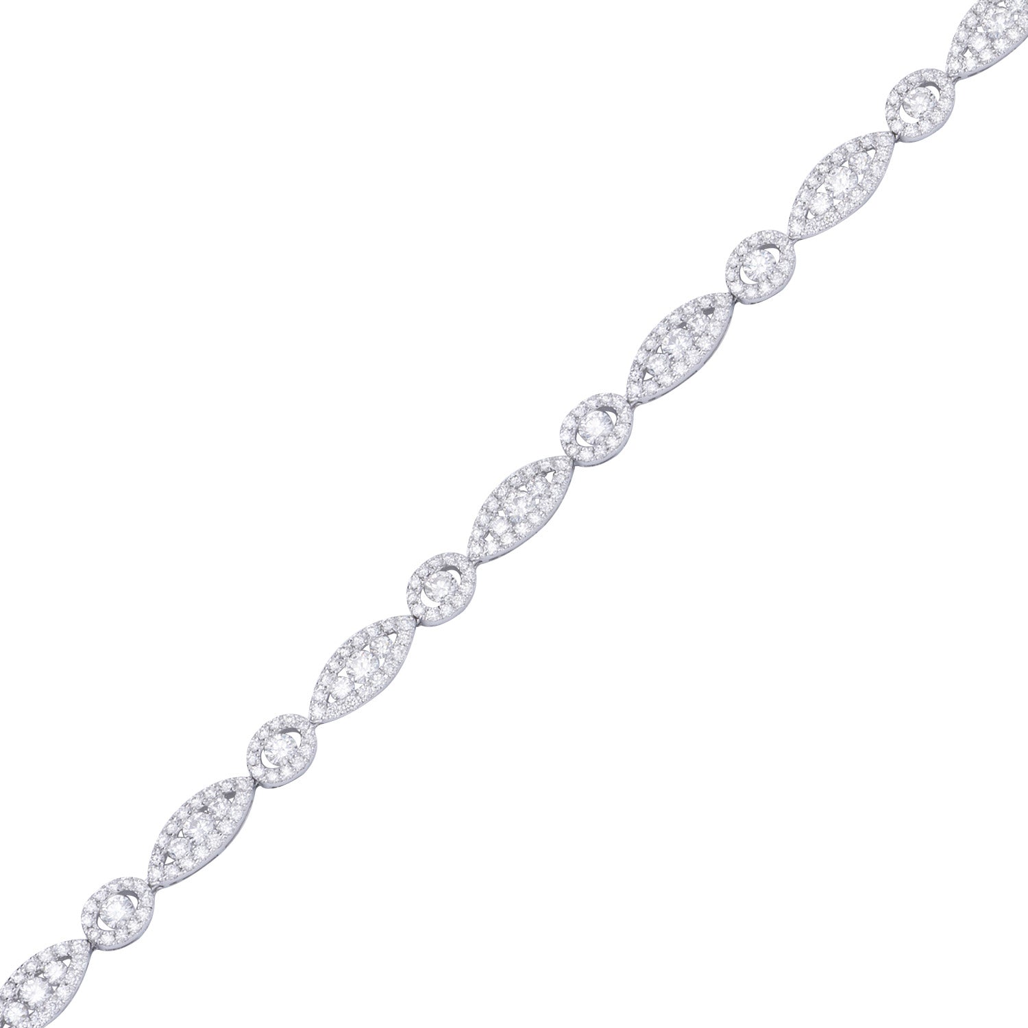 18KW Diamond Bracelet