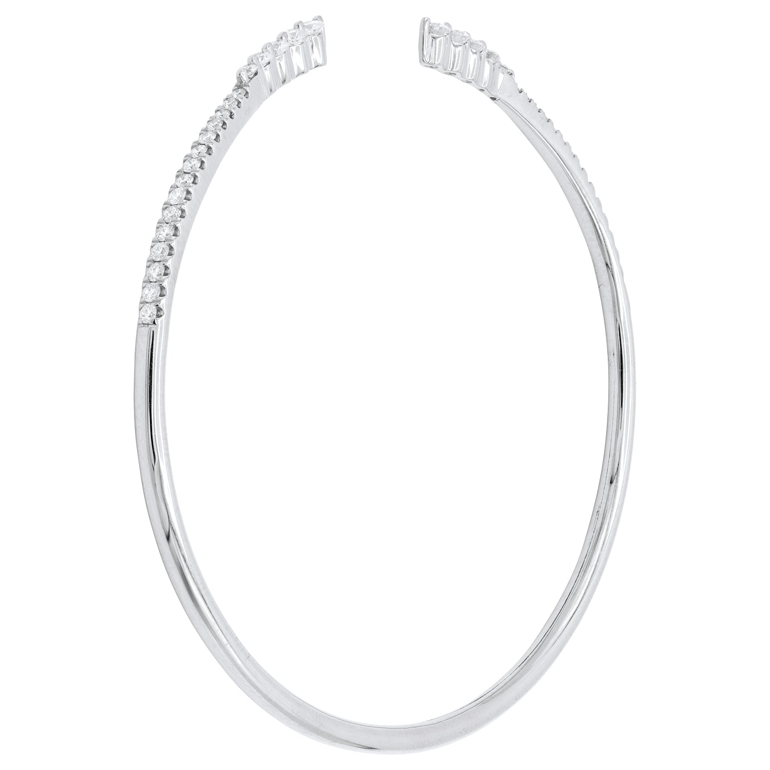 18KW Diamond Bangle