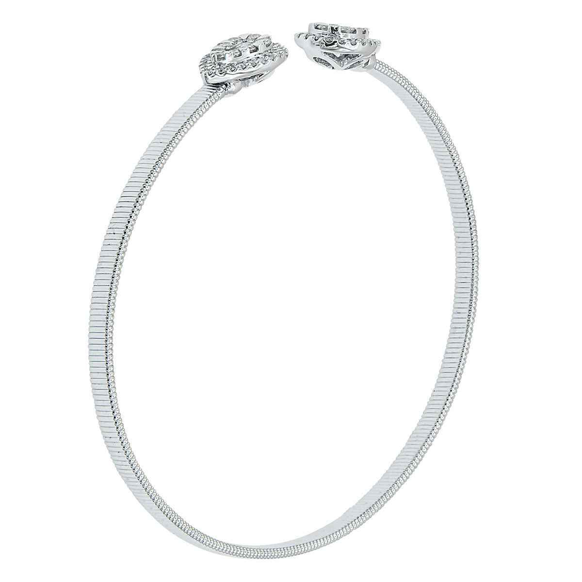 18KW Diamond Bangle