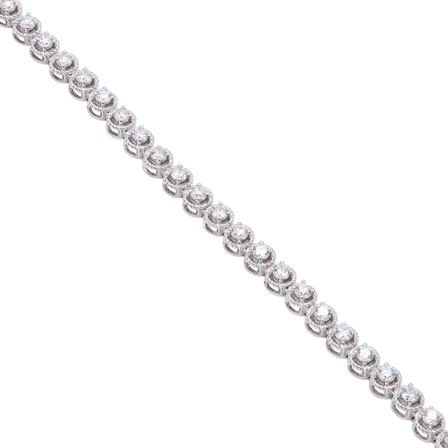 18KW Diamond Bracelet