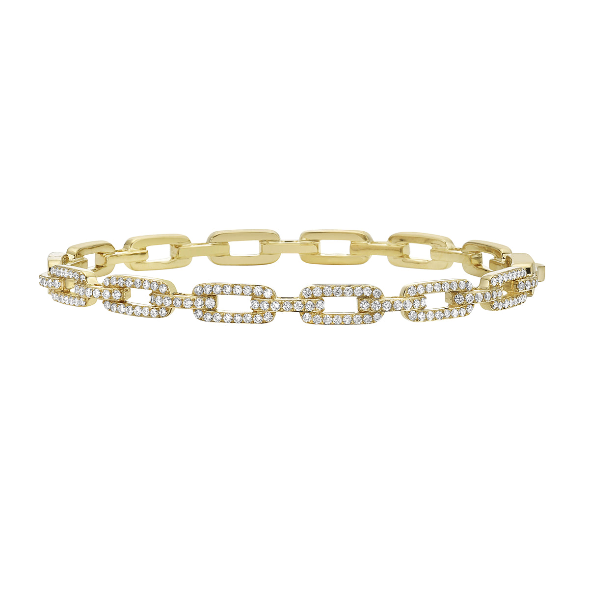 Bracelet 18KY/15.5G 143RD-0.88CT