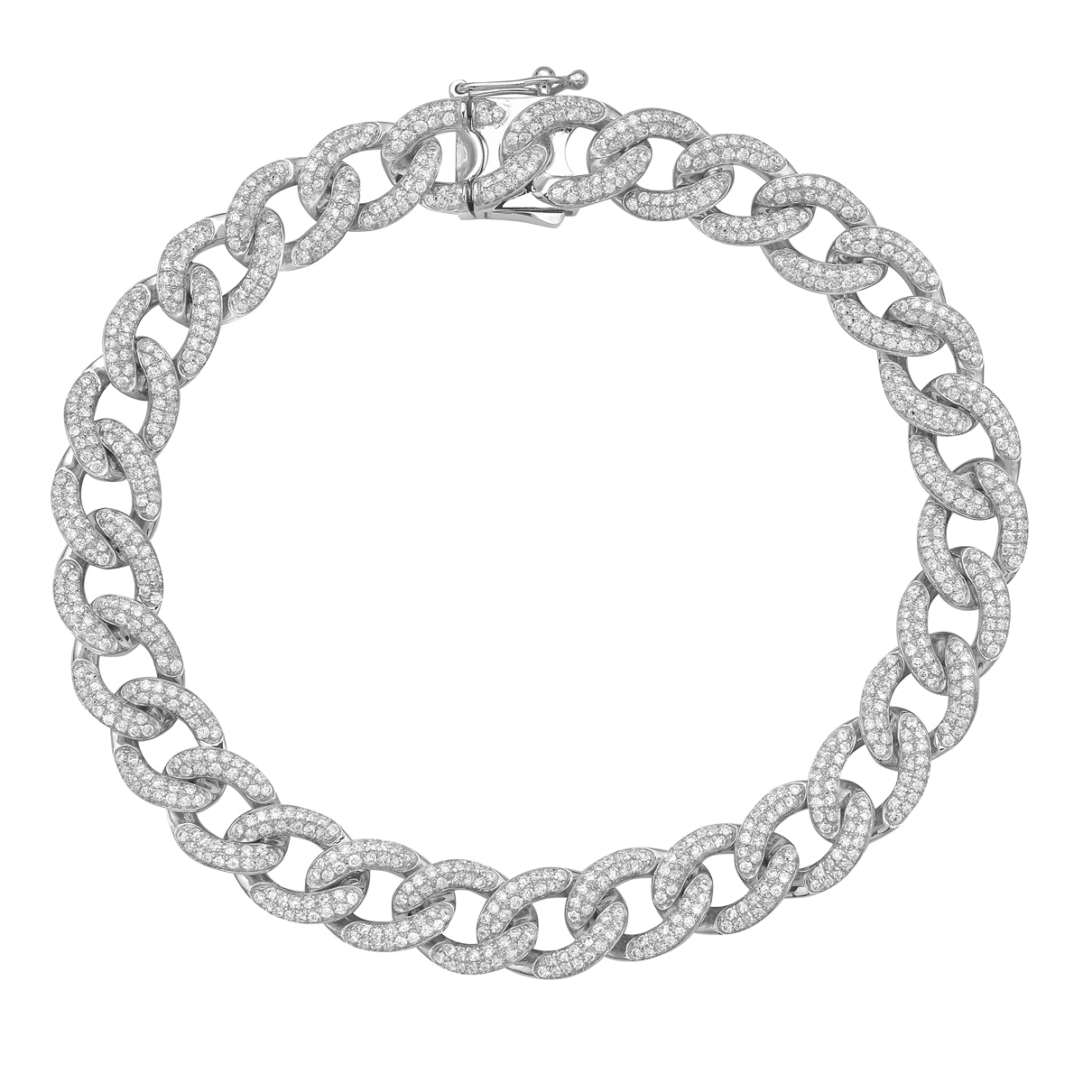 Bracelet 18KW/17.0G 869RD-2.00CT