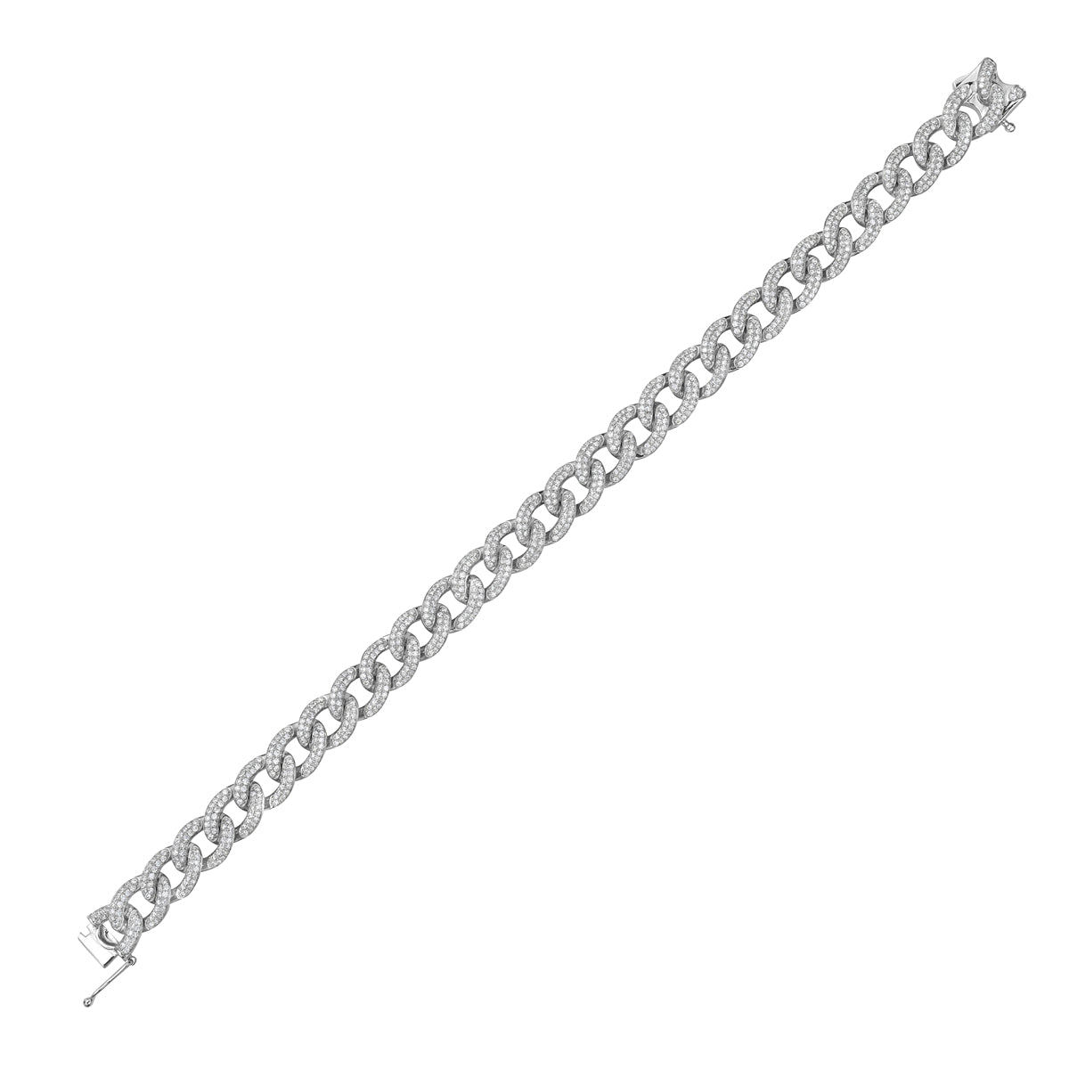 Bracelet 18KW/17.0G 869RD-2.00CT