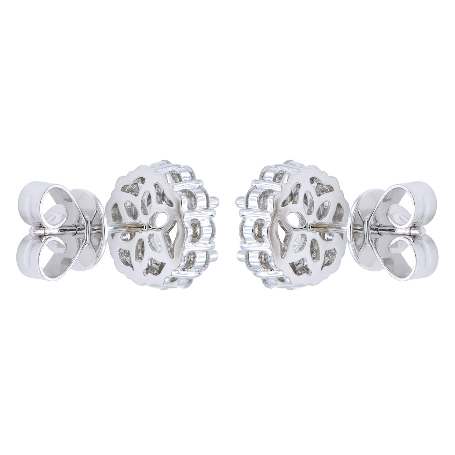 18KW Stud Earrings