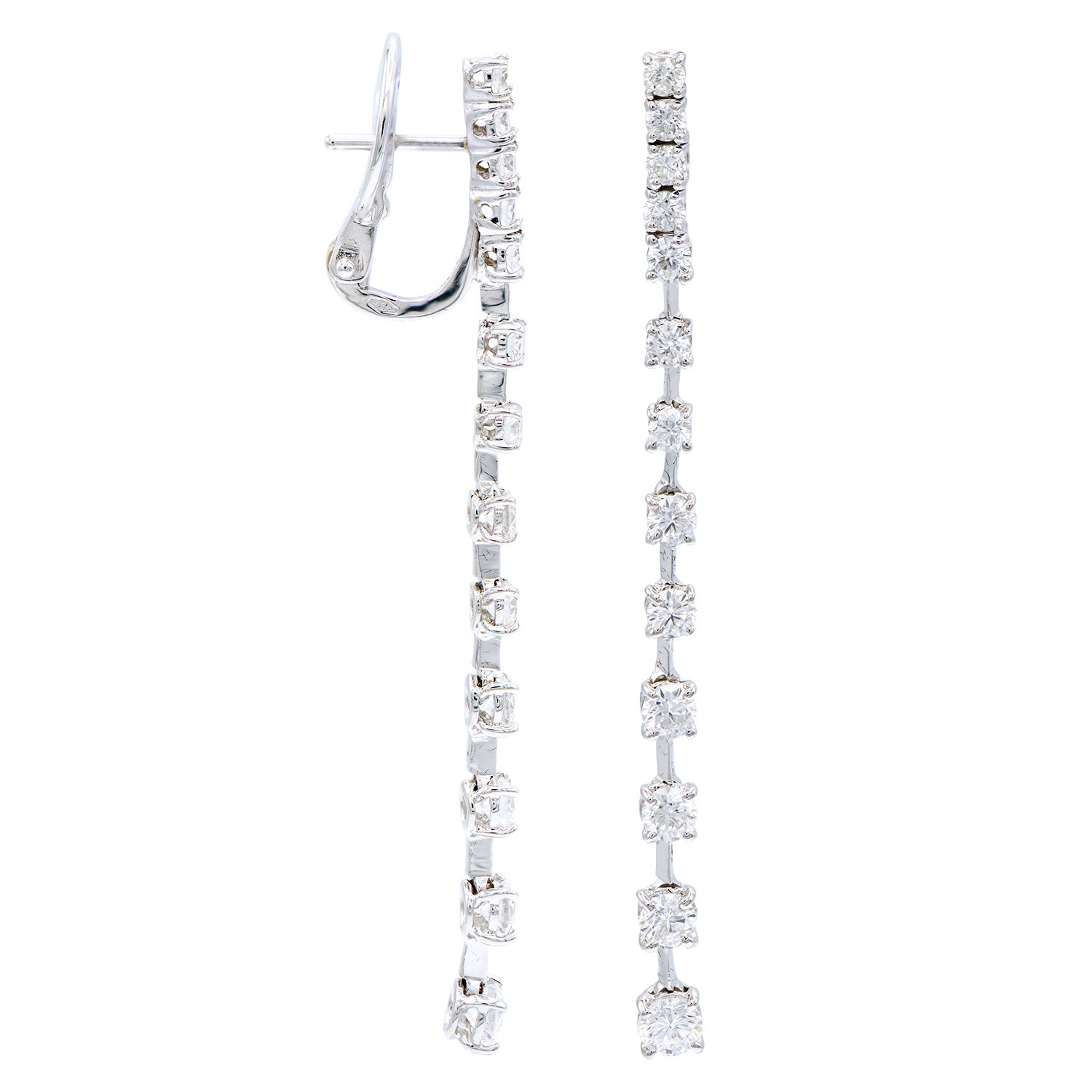 18KW Diamond Earrings