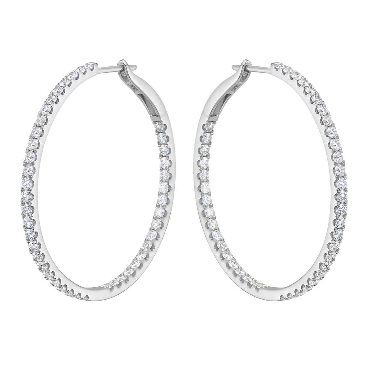 18KW Diamond Earrings