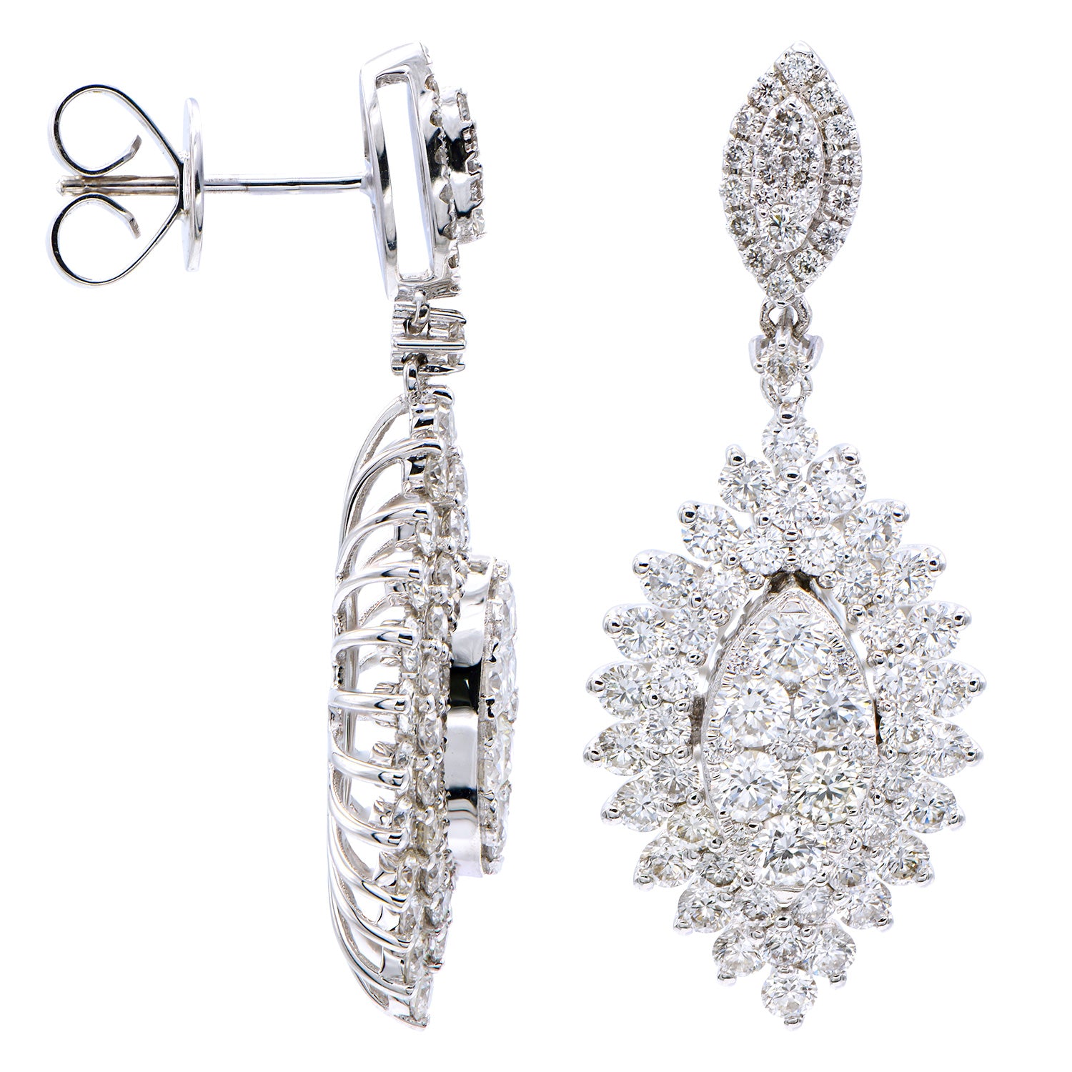 18KW Diamond Earrings