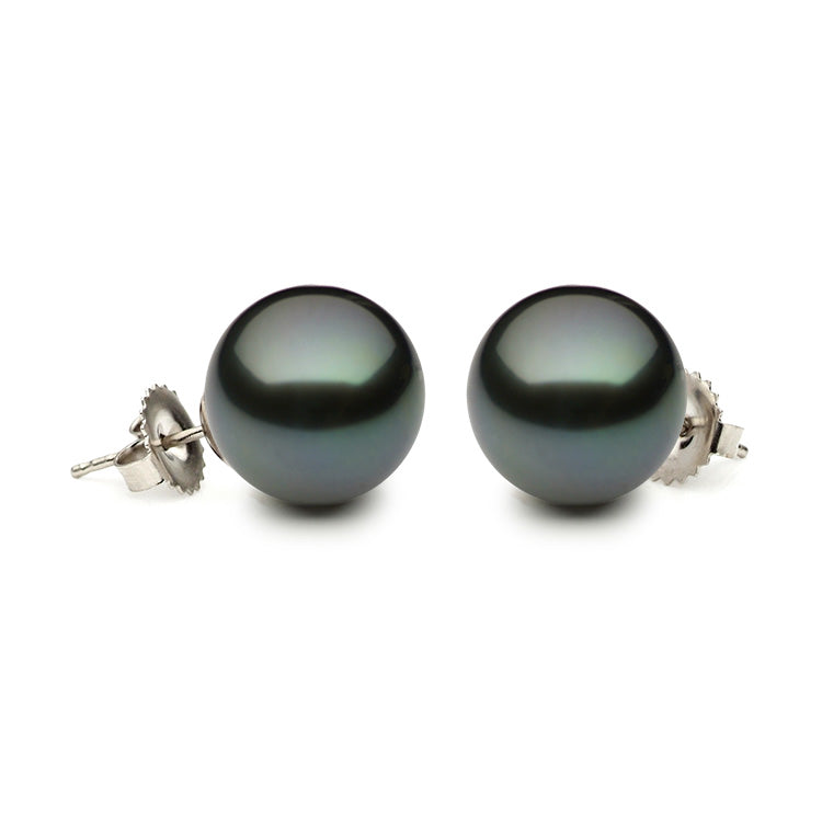 14KW Tahitian Pearl Tahitian Stud, 12-13mm