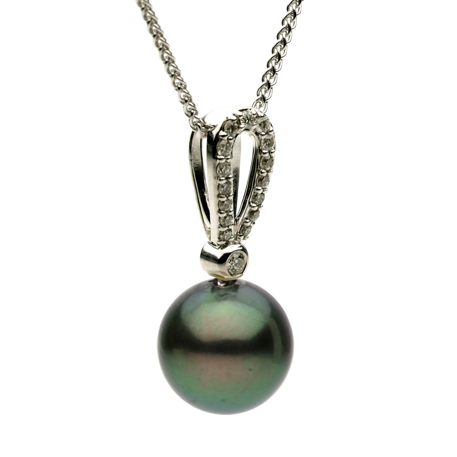 14KW Tahitian Pearl Pendant, 9-10mm