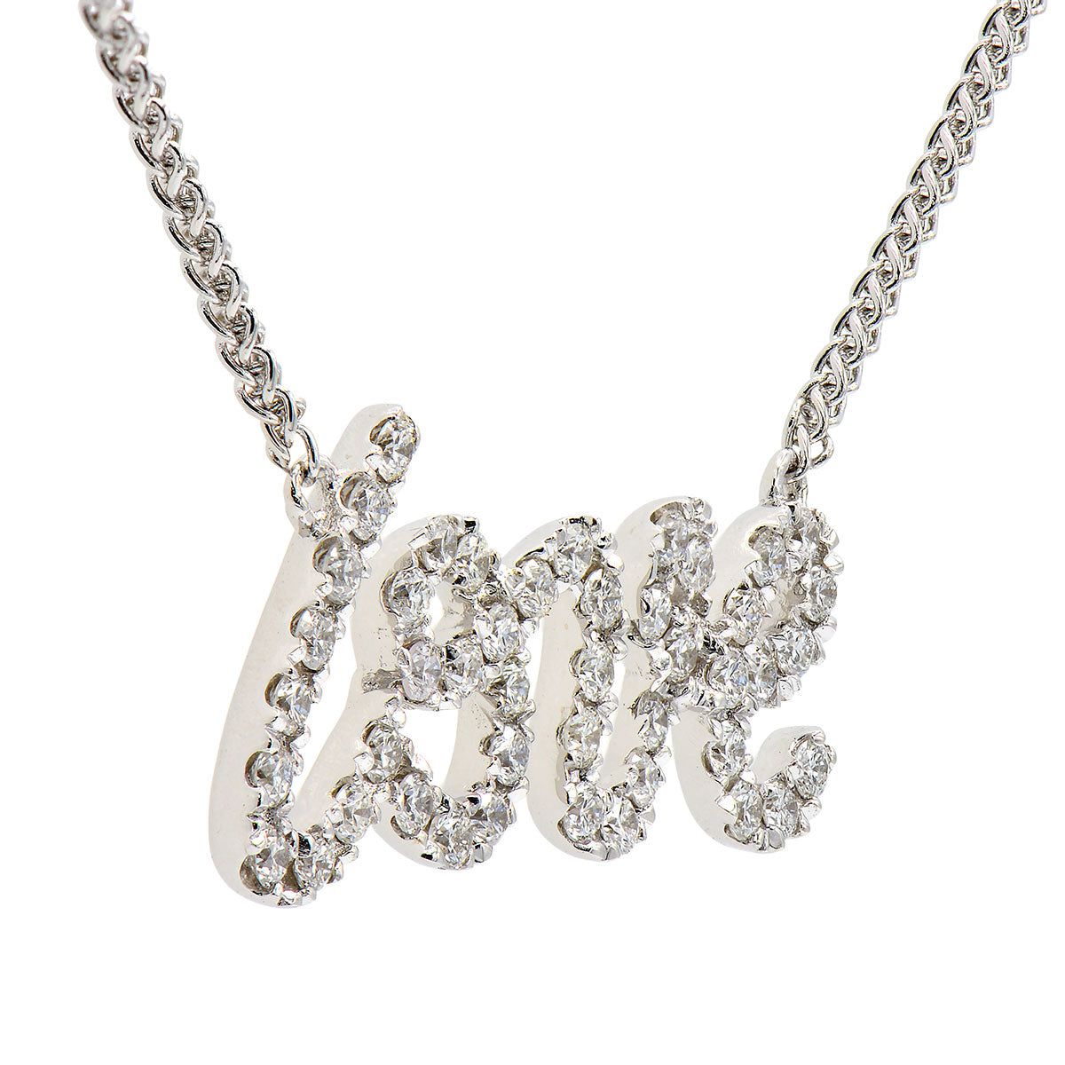 Pendant 14KY 2.1G 45RD-0.35CT w/18K-Chain