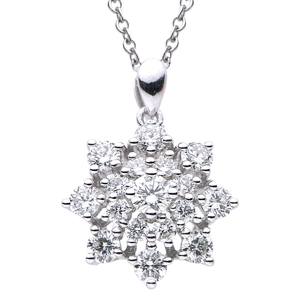 18KW Diamond Pendant