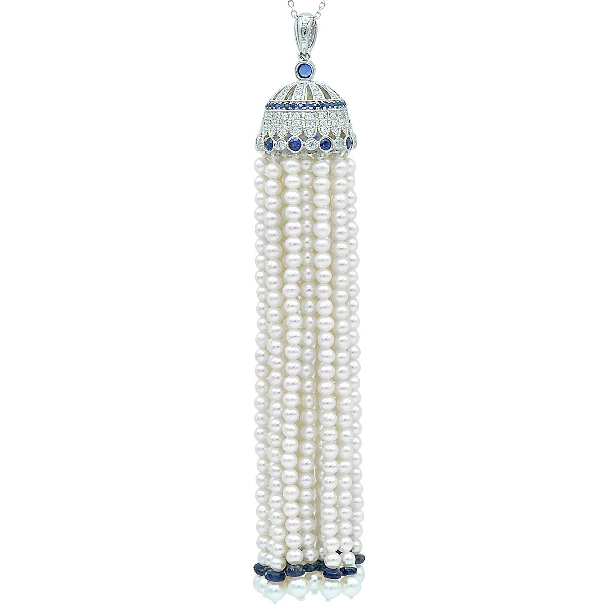 18KW Freshwater Pearl Tassel Pendant,