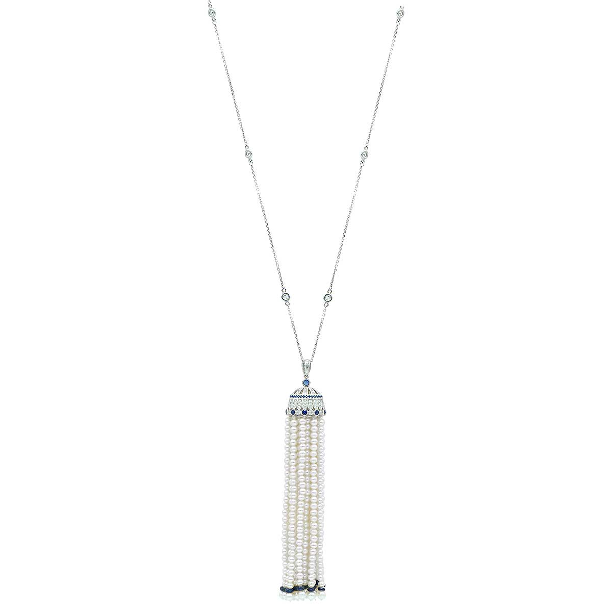 18KW Freshwater Pearl Tassel Pendant,