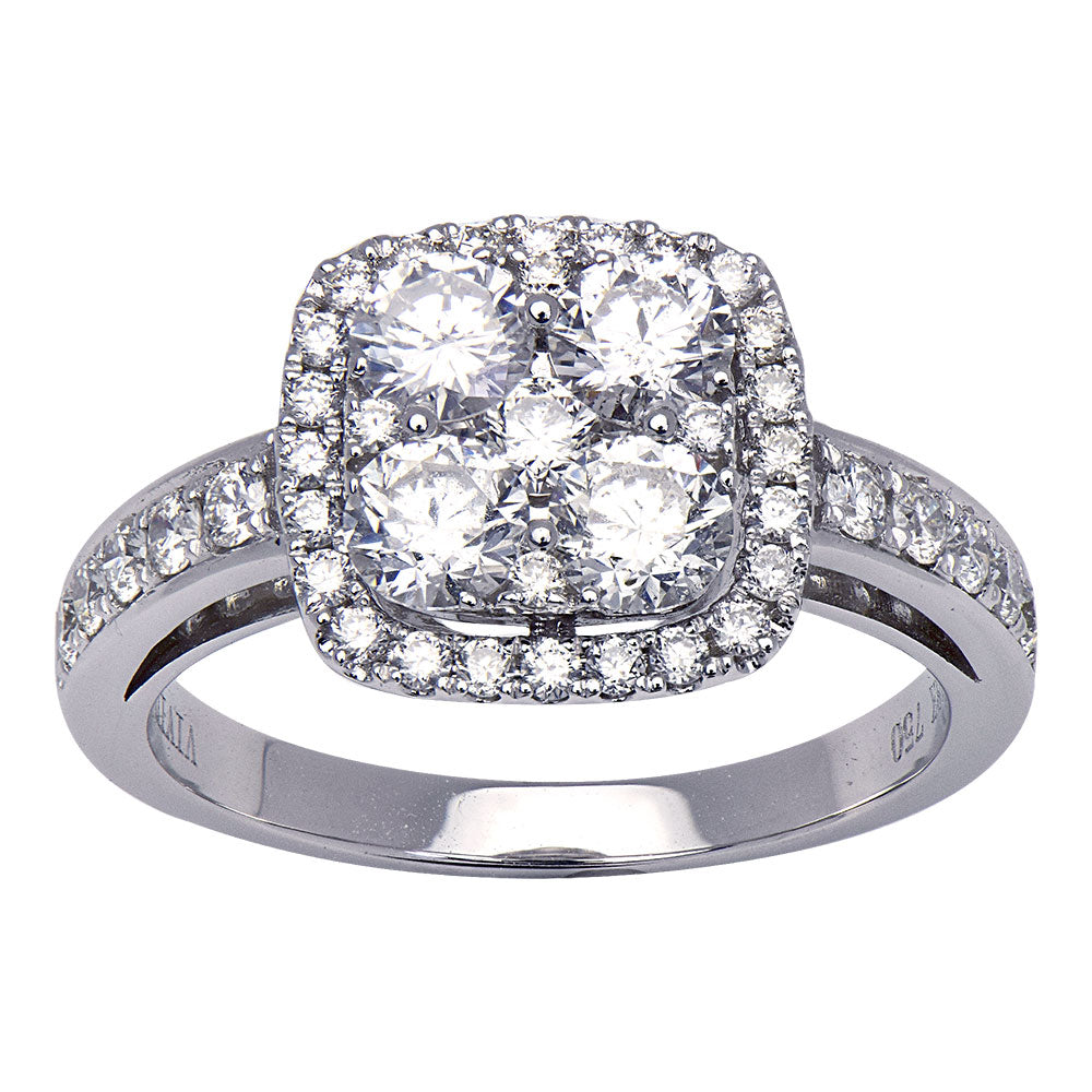 18KW Fashion Diamond Ring