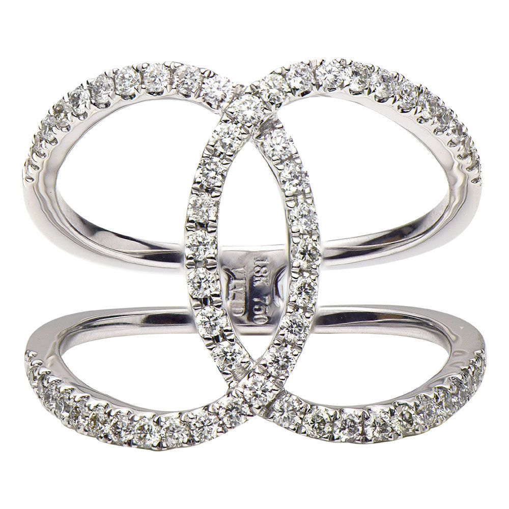 18KW Fashion Diamond Ring