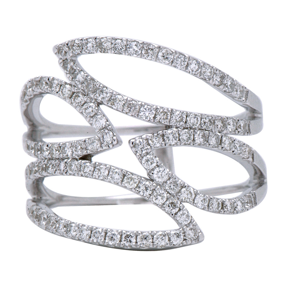 18KW Fashion Diamond Ring