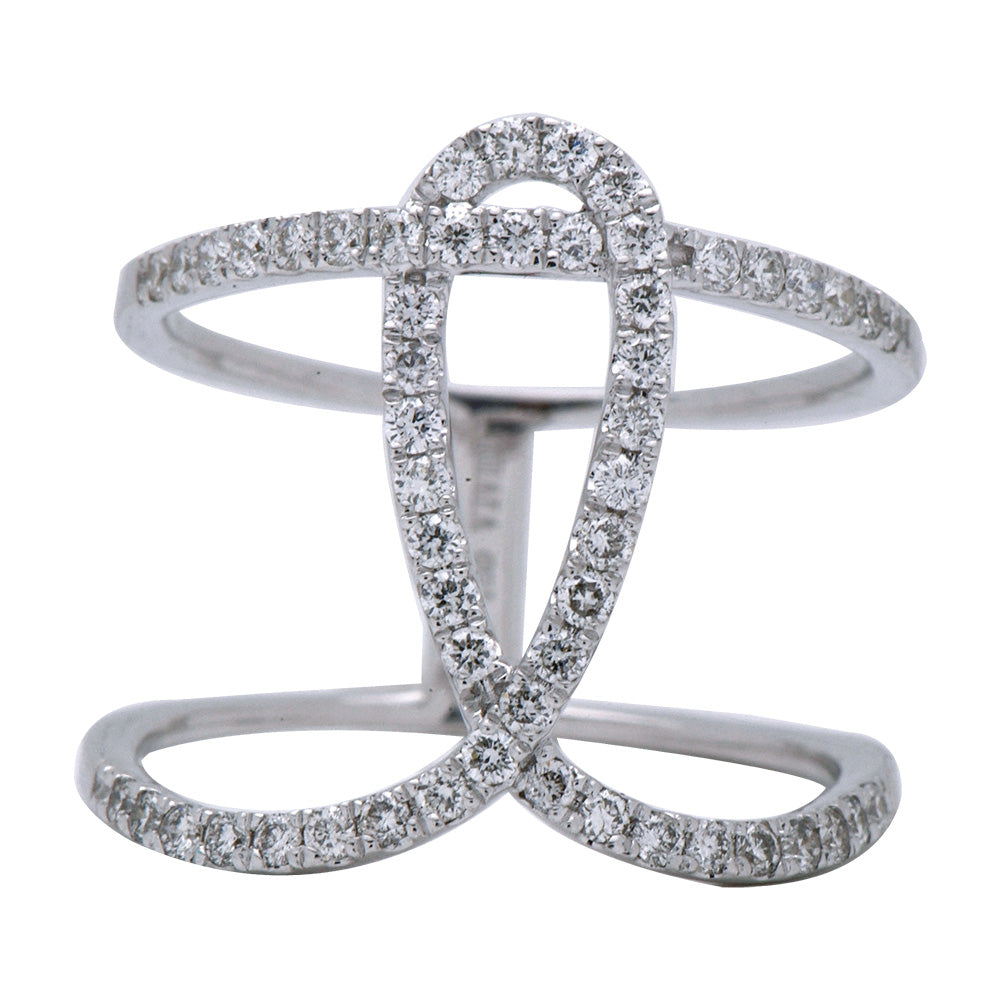 18KW Fashion Diamond Ring