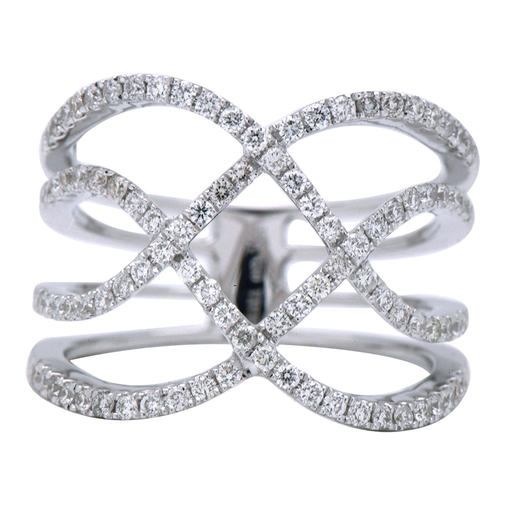 18KW Fashion Diamond Ring