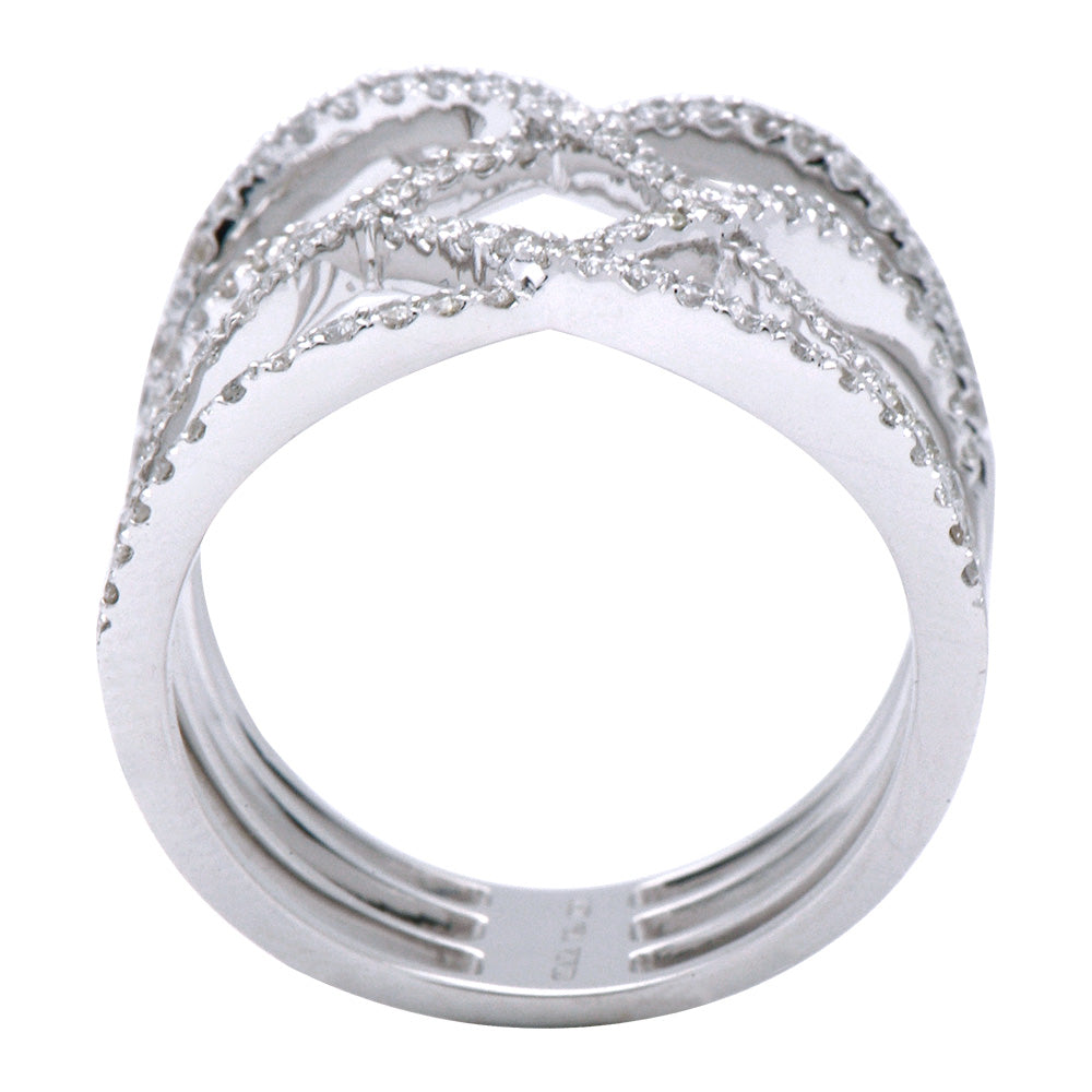 18KW Fashion Diamond Ring