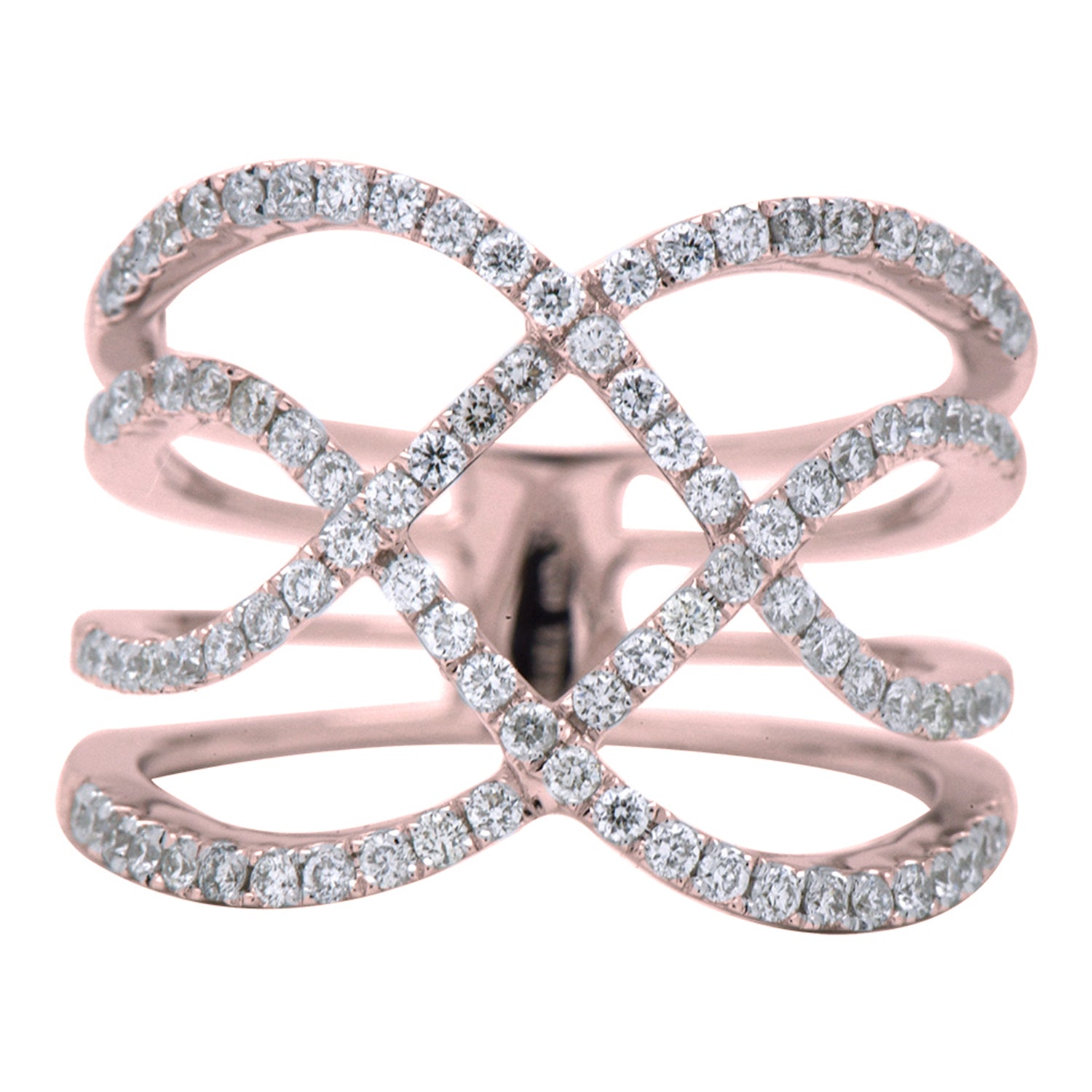 18KR Fashion Diamond Ring