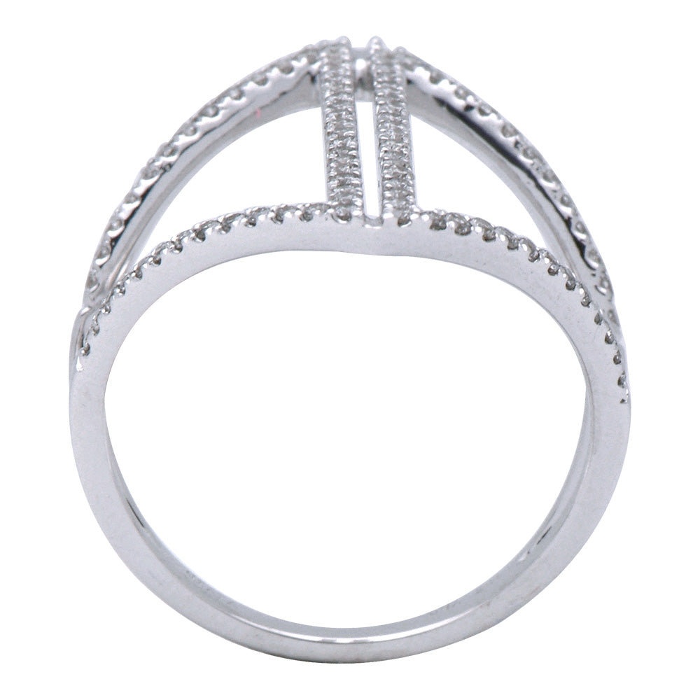 18KW Fashion Diamond Ring